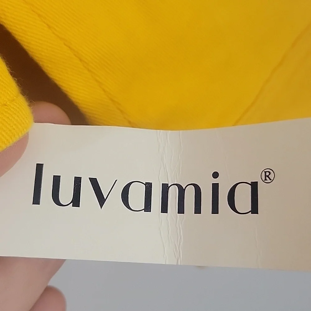Bright Yellow Denim Jacket - Picture 2 of 2